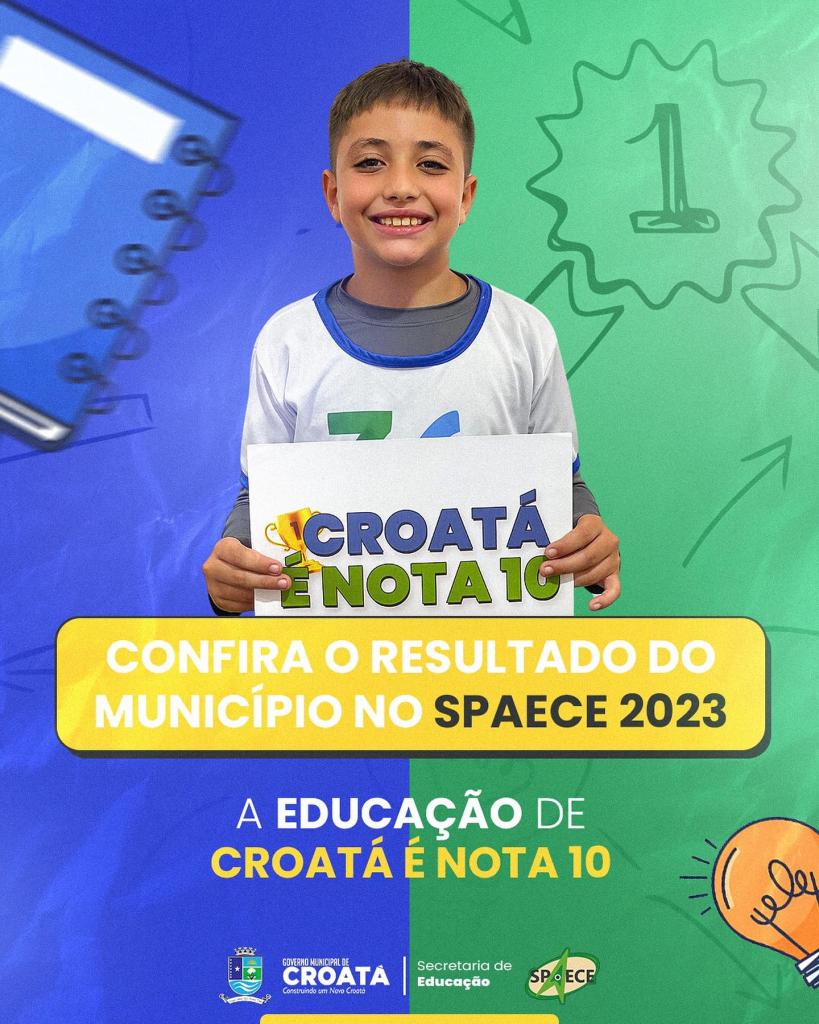Nós somos nota 10 em educação!