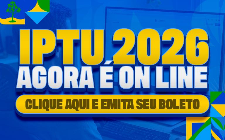 IPTU 2026 de Croatá terá boleto on-line