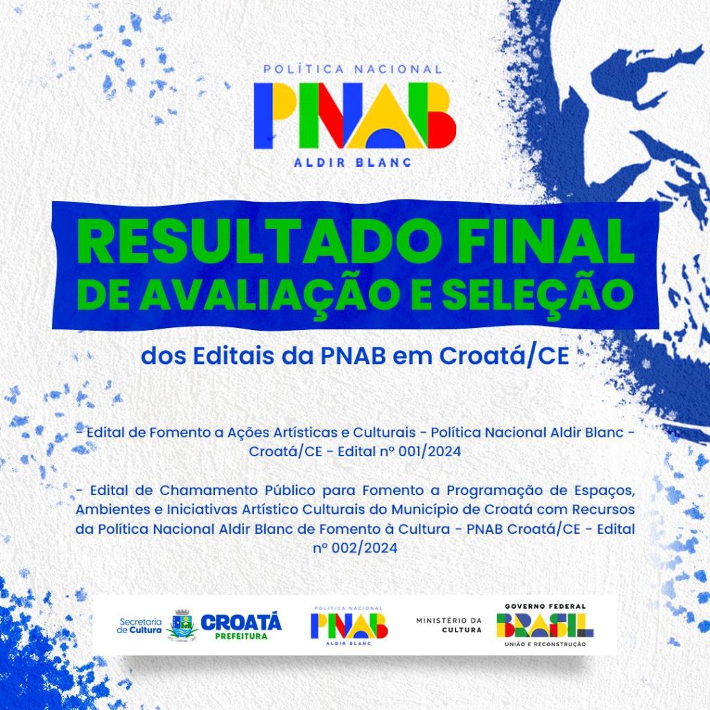 Resultado final de avaliação e seleção – Aldir Blanc