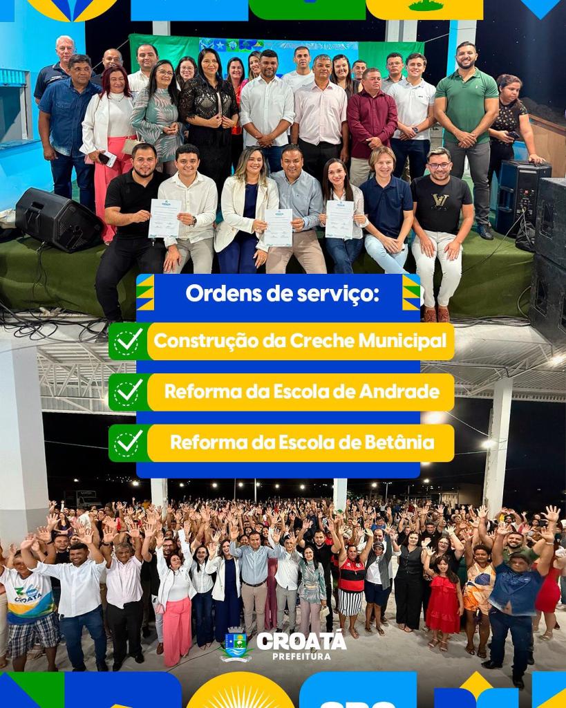 Ordem de Serviço: Escolas e creche