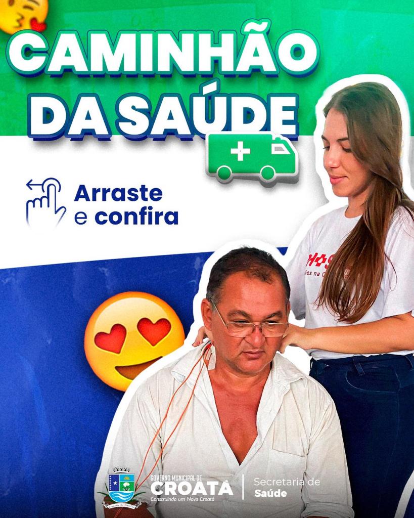 Caminhão da saúde em São Roque