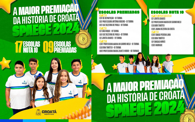Croatá escreve mais um capítulo histórico na educação!