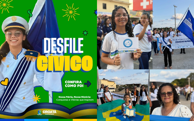 Desfile Cívico de Setembro em Croatá
